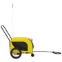 Remolque bicicleta mascotas hierro tela Oxford amarillo negro de , Cochecitos para mascotas - Ref: Foro24-94015, Precio: 109,...