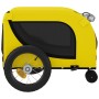 Remolque bicicleta mascotas hierro tela Oxford amarillo negro de , Cochecitos para mascotas - Ref: Foro24-94015, Precio: 109,...