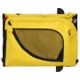Remolque bicicleta mascotas hierro tela Oxford amarillo negro de , Cochecitos para mascotas - Ref: Foro24-94015, Precio: 109,...