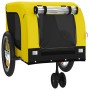 Remolque bicicleta mascotas hierro tela Oxford amarillo negro de , Cochecitos para mascotas - Ref: Foro24-94022, Precio: 121,...