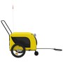 Remolque bicicleta mascotas hierro tela Oxford amarillo negro de , Cochecitos para mascotas - Ref: Foro24-94022, Precio: 121,...