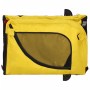 Remolque bicicleta mascotas hierro tela Oxford amarillo negro de , Cochecitos para mascotas - Ref: Foro24-94022, Precio: 121,...