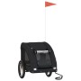 Remolque de bicicleta mascotas hierro tela Oxford negro de , Cochecitos para mascotas - Ref: Foro24-93968, Precio: 105,90 €, ...