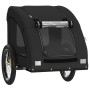 Remolque de bicicleta mascotas hierro tela Oxford negro de , Cochecitos para mascotas - Ref: Foro24-93968, Precio: 105,90 €, ...