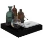 Estante flotante de pared 4 uds MDF negro brillo 23x23,5x3,8cm de vidaXL, Estantes y estanterías - Ref: Foro24-323762, Precio...