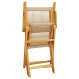 Set de comedor jardín 7 pzas polipropileno madera maciza beige de , Conjuntos de jardín - Ref: Foro24-3281711, Precio: 713,98...