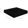 Estante flotante de pared 4 uds MDF negro brillo 23x23,5x3,8cm de vidaXL, Estantes y estanterías - Ref: Foro24-323762, Precio...
