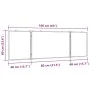Pizarra magnética plegable aluminio 160x60x1,7 cm de , Paneles de exposición - Ref: Foro24-4005368, Precio: 58,46 €, Descuent...