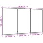 Pizarra magnética plegable aluminio 150x100x1,7 cm de , Paneles de exposición - Ref: Foro24-4005361, Precio: 95,82 €, Descuen...