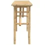 Mesa consola de bambú 115x39x75 cm by , console tables - Ref: Foro24-368041, Price: 76,29 €, Discount: %