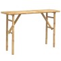 Mesa consola de bambú 115x39x75 cm de , Mesas consola - Ref: Foro24-368041, Precio: 77,83 €, Descuento: %
