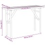 Mesa consola de bambú 115x39x75 cm de , Mesas consola - Ref: Foro24-368041, Precio: 77,83 €, Descuento: %