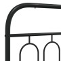 Cabecero de metal negro 183 cm de , Cabeceros y pies de cama - Ref: Foro24-377153, Precio: 49,73 €, Descuento: %