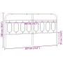 Cabecero de metal negro 183 cm de , Cabeceros y pies de cama - Ref: Foro24-377153, Precio: 48,99 €, Descuento: %