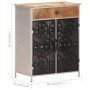 Aparador de madera de mango rugosa y hierro 60x35x75 cm de vidaXL, Aparadores - Ref: Foro24-323736, Precio: 180,13 €, Descuen...