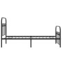 Estructura de cama con cabecero y estribo metal negro 90x200 cm de , Camas y somieres - Ref: Foro24-376611, Precio: 98,17 €, ...