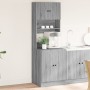 Mueble de cocina madera de ingeniería gris Sonoma 60x50x180 cm de , Armarios de cocina - Ref: Foro24-3276642, Precio: 183,34 ...