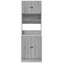 Mueble de cocina madera de ingeniería gris Sonoma 60x50x180 cm de , Armarios de cocina - Ref: Foro24-3276642, Precio: 183,34 ...