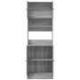 Mueble de cocina madera de ingeniería gris Sonoma 60x50x180 cm de , Armarios de cocina - Ref: Foro24-3276642, Precio: 183,34 ...