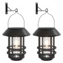 Faroles solares de pared de exterior luz blanca 2 uds de , Iluminación de exterior - Ref: Foro24-4008187, Precio: 31,02 €, De...