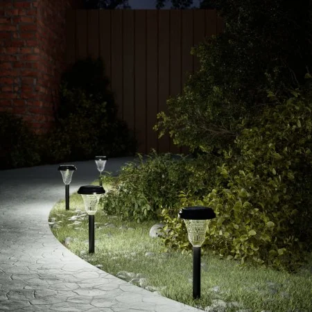 Luces solares de camino con picos de tierra 12 uds luz blanca de , Iluminación de exterior - Ref: Foro24-4008191, Precio: 28,...