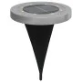 Luces solares suelo jardín con pico tierra blanco cálido 12 uds de , Iluminación de exterior - Ref: Foro24-4008201, Precio: 4...