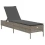 Tumbonas con cojines 2 unidades ratán sintético gris de , Tumbonas - Ref: Foro24-3261589, Precio: 282,17 €, Descuento: %