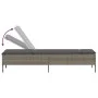 Tumbonas con cojines 2 unidades ratán sintético gris de , Tumbonas - Ref: Foro24-3261589, Precio: 282,17 €, Descuento: %