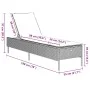 Tumbonas con cojines 2 unidades ratán sintético gris de , Tumbonas - Ref: Foro24-3261589, Precio: 282,17 €, Descuento: %
