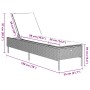 Tumbonas con cojines 2 unidades ratán sintético gris de , Tumbonas - Ref: Foro24-3261589, Precio: 285,55 €, Descuento: %