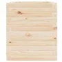 Jardinera de madera maciza de pino 40x40x46 cm de , Maceteros y jardineras - Ref: Foro24-3282399, Precio: 83,47 €, Descuento: %