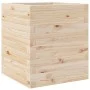 Jardinera de madera maciza de pino 40x40x46 cm de , Maceteros y jardineras - Ref: Foro24-3282399, Precio: 83,47 €, Descuento: %