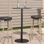 Mesa de jardín redonda acero negro Ø60x105 cm de , Mesas de jardín - Ref: Foro24-4009309, Precio: 128,10 €, Descuento: %