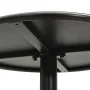 Mesa de jardín redonda acero negro Ø60x105 cm de , Mesas de jardín - Ref: Foro24-4009309, Precio: 128,10 €, Descuento: %