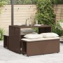 Set comedor de jardín 3 piezas y cojines ratán sintético marrón de , Conjuntos de jardín - Ref: Foro24-4003903, Precio: 246,0...