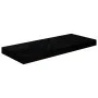 Estante flotante de pared 2 uds MDF negro brillo 60x23,5x3,8 cm de vidaXL, Estantes y estanterías - Ref: Foro24-323770, Preci...