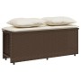 Set comedor de jardín 3 piezas y cojines ratán sintético marrón de , Conjuntos de jardín - Ref: Foro24-4003903, Precio: 246,0...