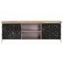 Mueble para TV de madera de mango rugosa 120x30x40 cm de vidaXL, Muebles TV - Ref: Foro24-323737, Precio: 109,37 €, Descuento: %