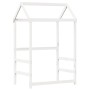 Set de cama y banco con techo madera de pino blanco 100x200 cm de , Camas y somieres - Ref: Foro24-3282172, Precio: 338,26 €,...