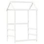 Set de cama y banco con techo madera de pino blanco 100x200 cm de , Camas y somieres - Ref: Foro24-3282172, Precio: 333,83 €,...