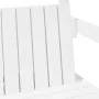 Set de cama y banco con techo madera de pino blanco 100x200 cm de , Camas y somieres - Ref: Foro24-3282172, Precio: 333,83 €,...