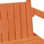 Set de cama y banco con techo madera pino marrón cera 75x190 cm de , Camas y somieres - Ref: Foro24-3282185, Precio: 307,53 €...