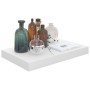 Estante flotante de pared 4 uds MDF blanco brillo 40x23x3,8 cm de vidaXL, Estantes y estanterías - Ref: Foro24-323744, Precio...
