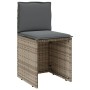 Sillas y mesita de jardín con cojines 3 piezas ratán PE gris de , Conjuntos de jardín - Ref: Foro24-4003871, Precio: 195,64 €...