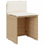 Sillas y mesita de jardín 3 piezas ratán sintético cojín beige de , Conjuntos de jardín - Ref: Foro24-4003873, Precio: 195,50...