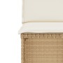 Sillas y mesita de jardín 3 piezas ratán sintético cojín beige de , Conjuntos de jardín - Ref: Foro24-4003873, Precio: 195,50...