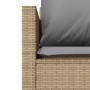 Sillas y mesita de jardín 3 piezas ratán sintético cojín beige de , Conjuntos de jardín - Ref: Foro24-4003899, Precio: 237,73...