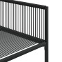 Juego de comedor de jardín 9 piezas ratán sintético negro de , Conjuntos de jardín - Ref: Foro24-3295050, Precio: 588,64 €, D...
