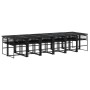 Set comedor de jardín con cojines 13 pzas ratán sintético negro de , Conjuntos de jardín - Ref: Foro24-3295027, Precio: 949,9...