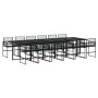 Set de comedor de jardín 13 pzas ratán sintético negro de , Conjuntos de jardín - Ref: Foro24-3295052, Precio: 908,98 €, Desc...